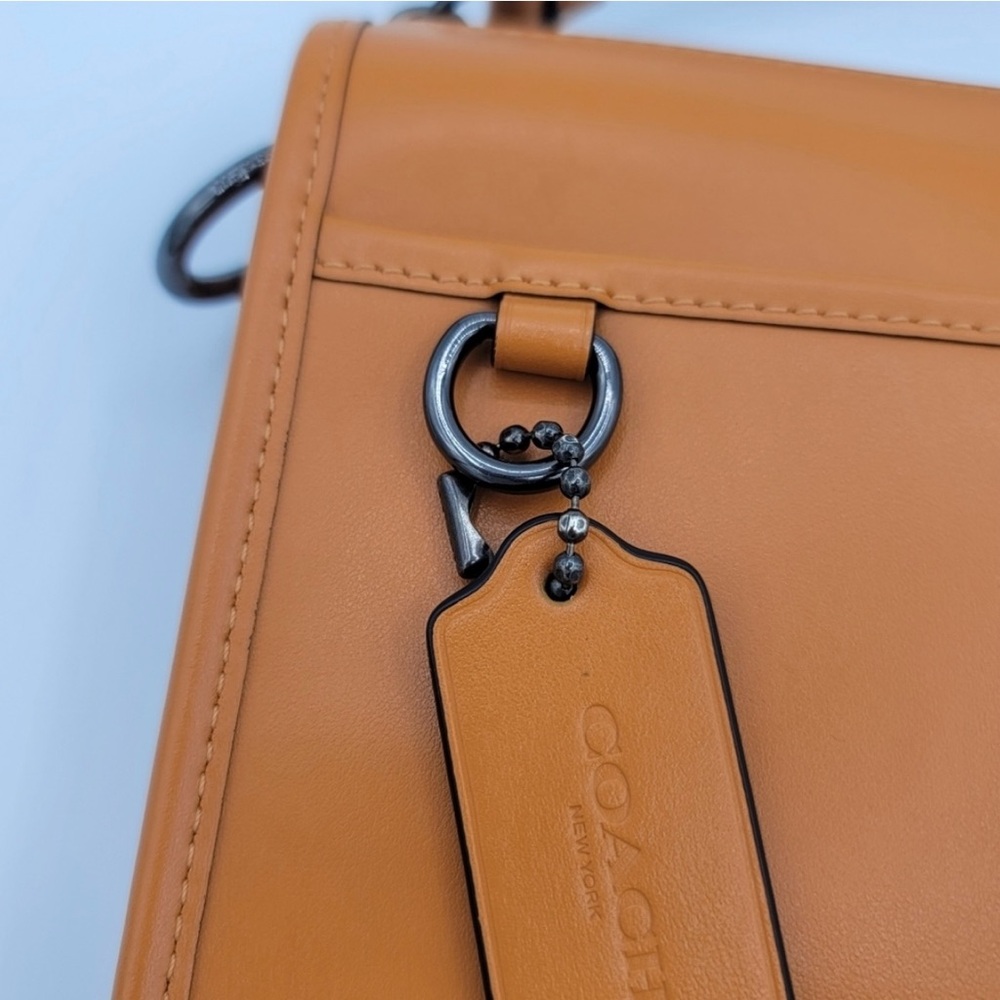 Coach Heritage Butterscotch Convertible Crossbody #955 - Picture 9 of 15